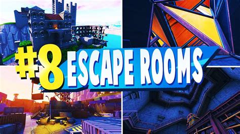 Top Best Escape Room Maps In Fortnite Fortnite Escape Room Codes Youtube