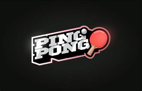 Ping Pong Modern Professional Sport Logo In Retro Style Vector Premium Download