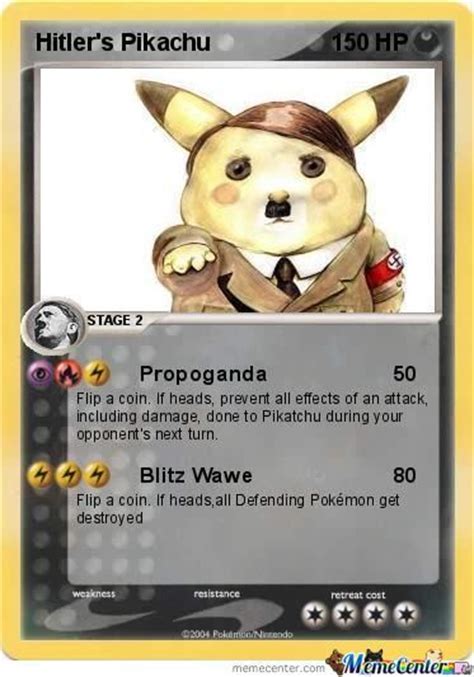 Hitler Pikachu Xd By Shadowgun Meme Center