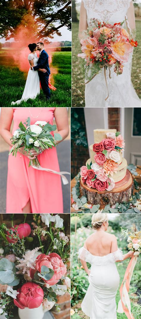 Living Coral Wedding Ideas The Pantone Colour Of The Year 2019