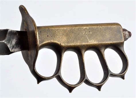 Lot Detail Wwi Brass Knuckle Trench Knife