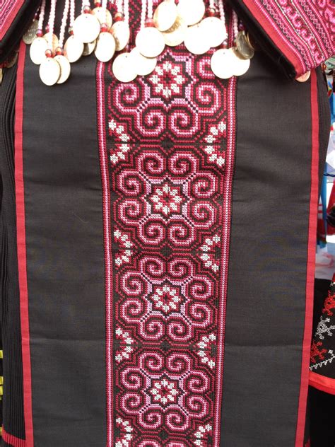 Hmong embroidery, Cross stitch, Sewing embroidery designs
