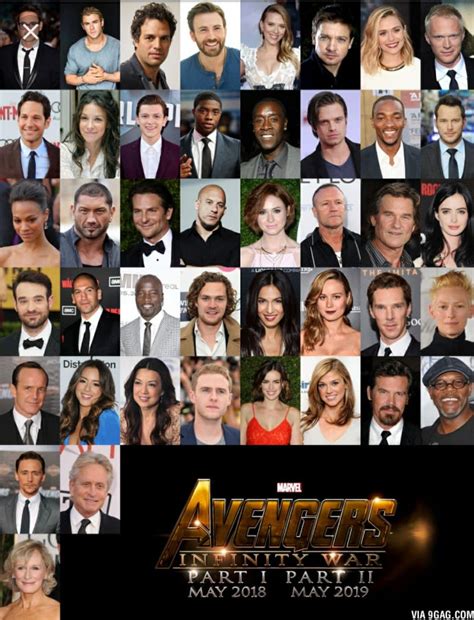 Infinity War Infinitywar Avengers Marvel Mcu Disney Casts