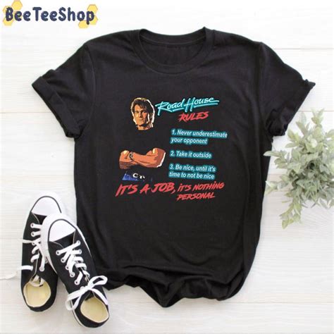 Roadhouse Rules Patrick Swayze Unisex T Shirt Beeteeshop
