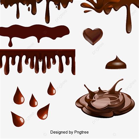 Chocolate Drops And Stains Ground Surfaces Mark Png Transparent