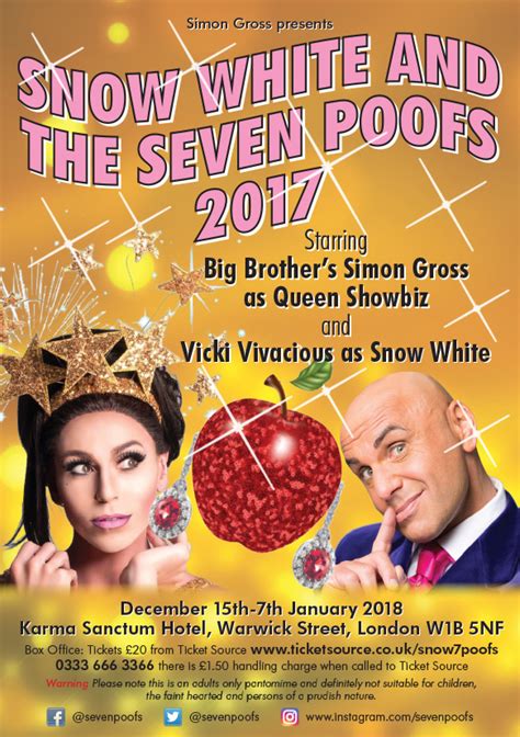 Snow White And The Seven Poofs 2017 At The Karma Sanctum Soho Hotel