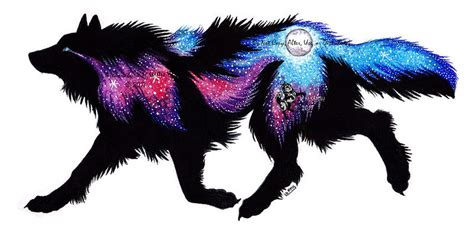 Galaxy Wolf By I Whitelightning I On Deviantart