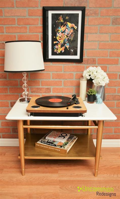 Record player table record stand record players record holder house essentials reclaimed furniture wood furniture vinyl storage industrial storage. Mid century side table perfect as a record player table or ...