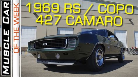 Video 1969 Chevrolet Camaro Rs Copo 427 Berger Muscle Car Of The Week
