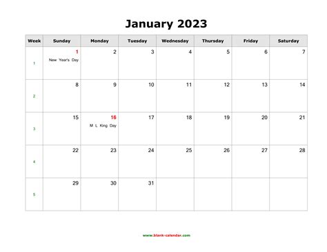 Free Printable Calendar January 2023 Printable Word Searches