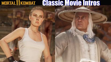Mk11 Klassic Movie Skins Intros Raiden Sonya Johnny Mortal Kombat