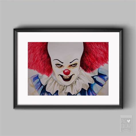 Pennywise The Dancing Clown Digital Download Art Stephen Kings It