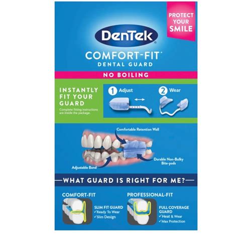 Dentek Night Dental Guards Comfort Fit For Teeth Grinding 885279745971 Ebay