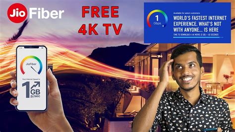 Jio Gigafiber Plans And Everything Explained Free 4k Tv Free Set Top