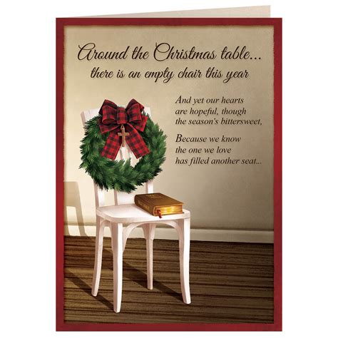 The Empty Chair Christmas Cards Set Of 20 Miles Kimball