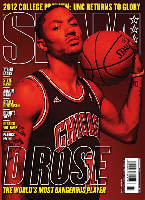 Slam 152 Chicago Bull Derrick Rose Appeared On The Cover Of The 152nd