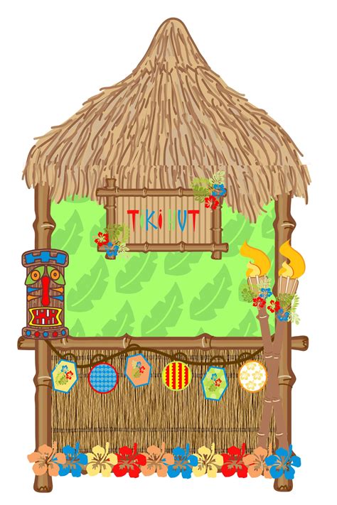 Tiki Hut Clip Art Clip Art Library