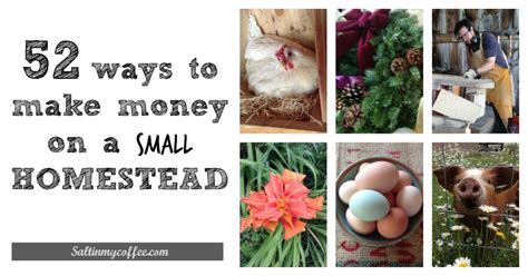 52 Ways To Make Money On A Small Homestead