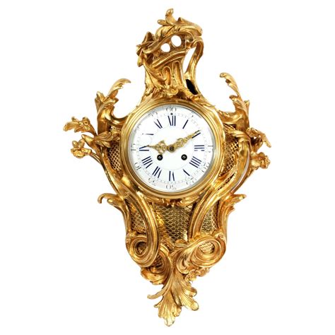 Fine Ormolu Rococo Clock By Henry Lepaute At 1stdibs Lepaute Clock