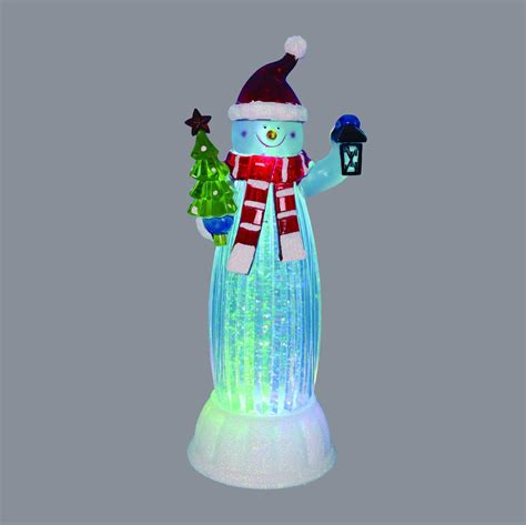 105 Battery Operated Decorative Led Lighted Snowman Christmas