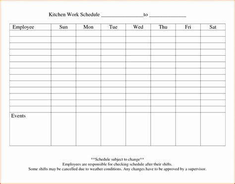 6 Free Excel Work Schedule Template Excel Templates Excel Templates