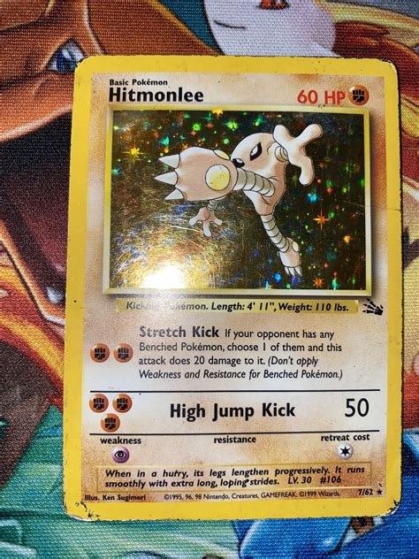 How many gift cards can you use at fossil? Hitmonlee Fossil Pokemon Card | Clerc's Trading Cards