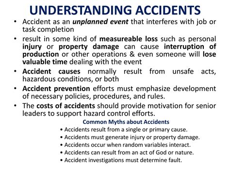 Ppt Accident Causation Theories Accident Reporting Powerpoint
