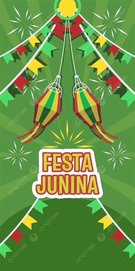 Festa Junina Stories Banner Background Fest Junina Festa Junina