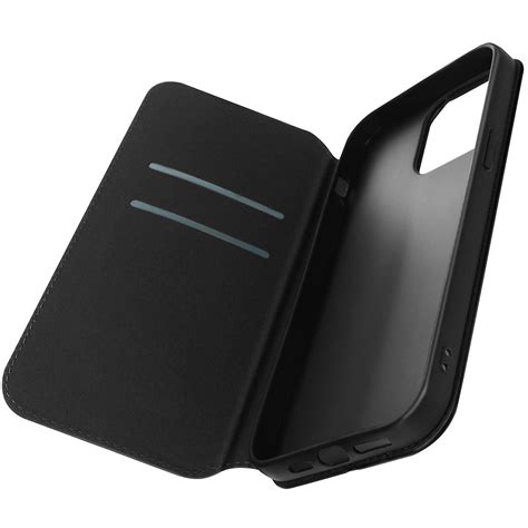 Folio Case Iphone 14 Pro Card Holder Case Video Stand Feature Black