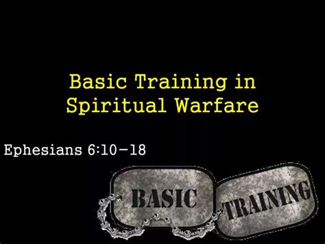 Ppt Basic Training In Spiritual Warfare Powerpoint Presentation Free