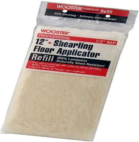 Wooster Brush Rr612 12 Shearling Floor Applicator Refill 12 Inch Nap 12 Inch