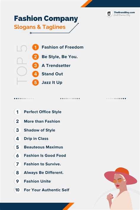 Cool Fashion Slogans And Taglines Generator Guide