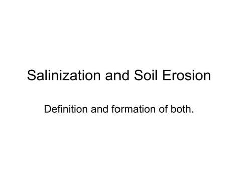 Soil Degradation Ppt