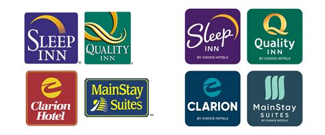 Brand New New Logos For Choice Hotels Midscale Brands