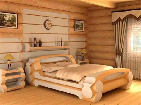 The Flintstones Bedroom Log Bed Frame Rustic Furniture Diy Bed Design