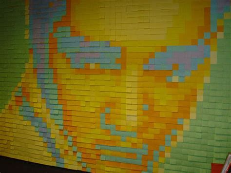 How Great Is Post It Note Art For A Party Catch My Party