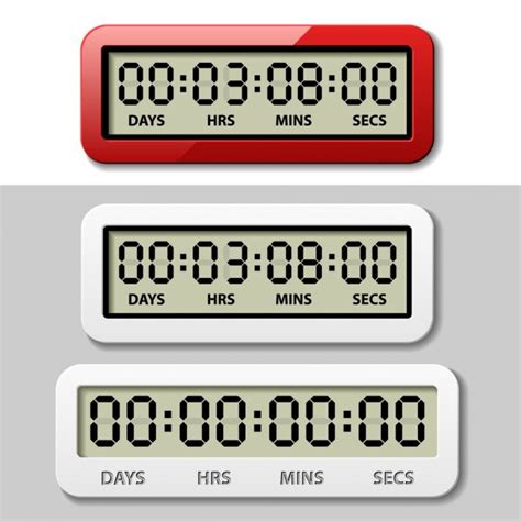 Lcd Counter Countdown Timer Stock Vector Image By ©happyroman 31478571
