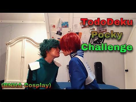 Tododeku Pocky Challenge Bnha Cosplay Youtube