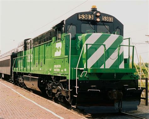 Burlington Northern Railroad Now Merged With The Santa Fe I Always Loved The Color Scheme Of