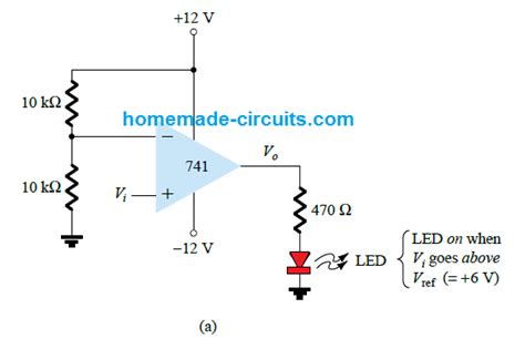 Comparator Circuits Using Ic 741 Ic 311 Ic 339 Homemade Circuit
