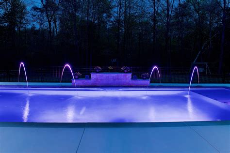 Pool Lights Enhance Your Nighttime Swim Woodfield Pools