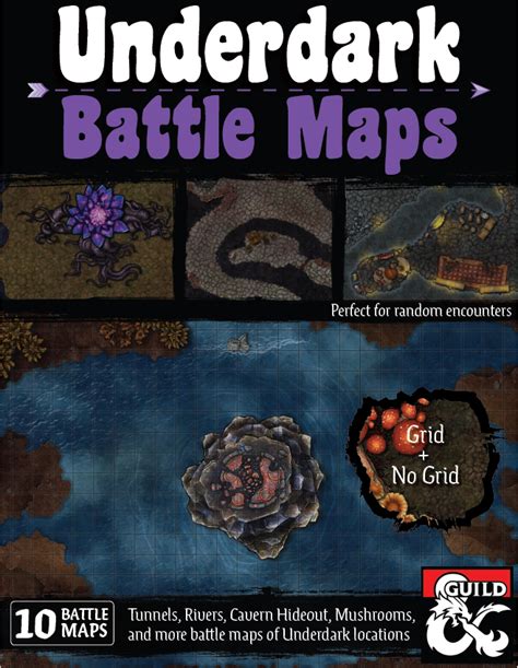 Underdark Battle Maps Volume 1 Dungeon Masters Guild
