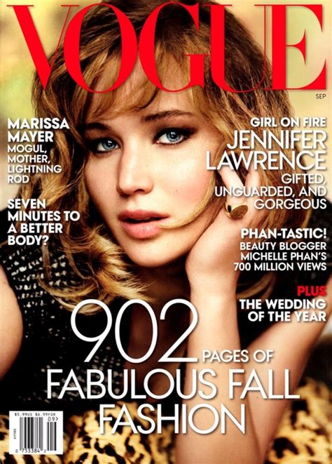 Jennifer Lawrence Vogue Magazine September 2013 The Fashion Supernova