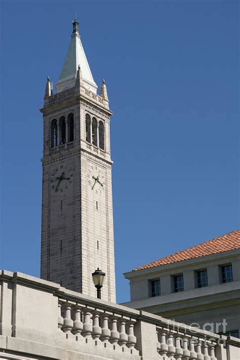 University Of California Berkeley Sather Tower The Campanile From The Doe Library Dsc