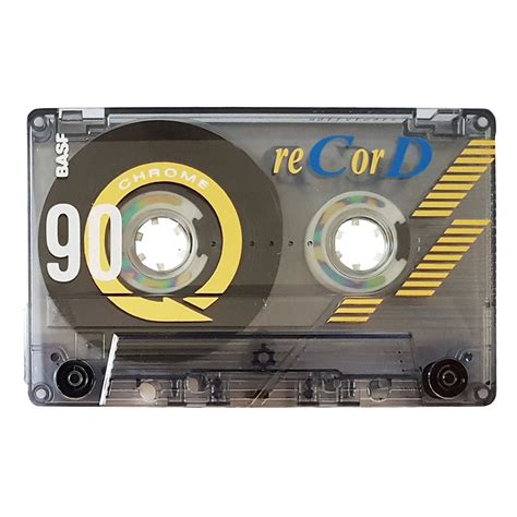 BASF reCorDII 90 chrome blank audio cassette tapes - Retro Style Media