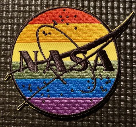 Nasa Pride Rainbow Emblem Equality 35 Space Patch Ebay
