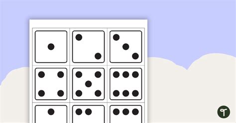 Subitising Dice Numbers 1 To 9 Teach Starter