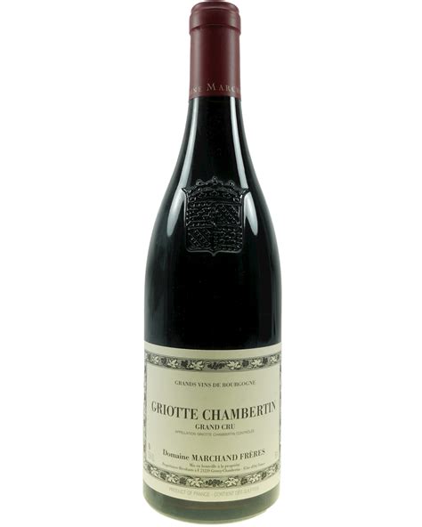 Griotte Chambertin Grand Cru Domaine Marchand Frères Mathieu Vins
