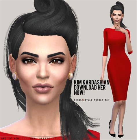 Sims 4 Kim Kardashian Download Flowerrenew