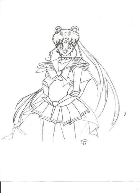 Sailor Moon Female Practice By Saruteku On Deviantart